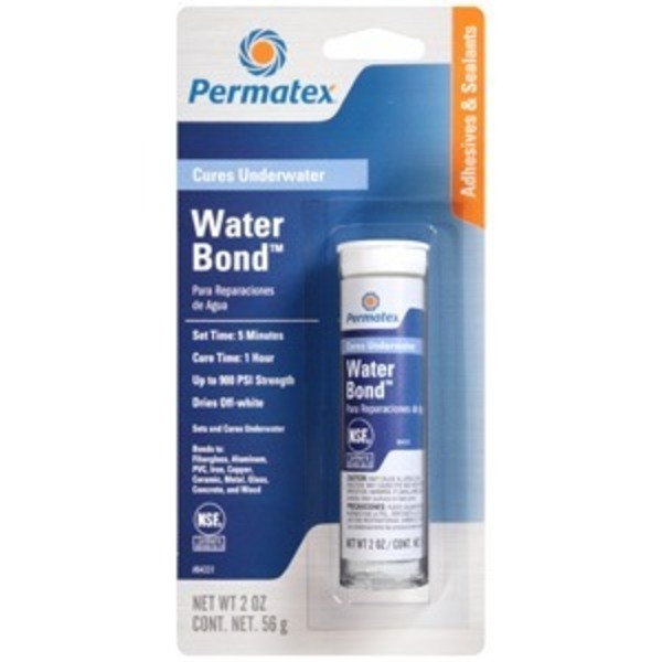 Permatex Water BondTM fast-setting, industrial strength epoxy putty 2oz 84331